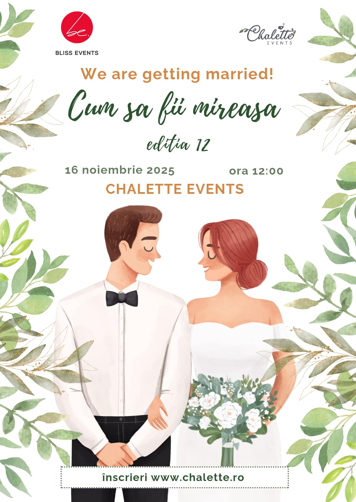 cum sa fii mireasa editia 12_20251012_170837_0000 afis eveniment pentru mirese, cum sa iti organizezi nunta ca un profesionist